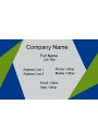 Twice color Shapes Business Card